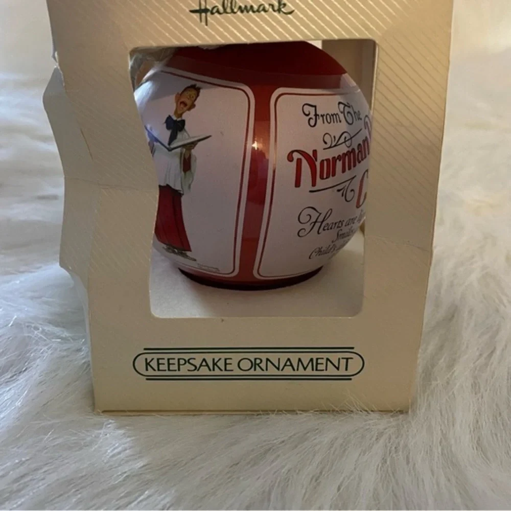 Hallmark 1982 Norman Rockwell Tree Christmas‎ ornament